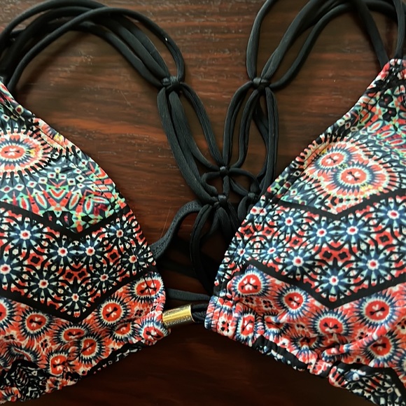 Women’s abercrombie & fitch bikini, boho, strappy small bottoms, large top - Picture 5 of 7